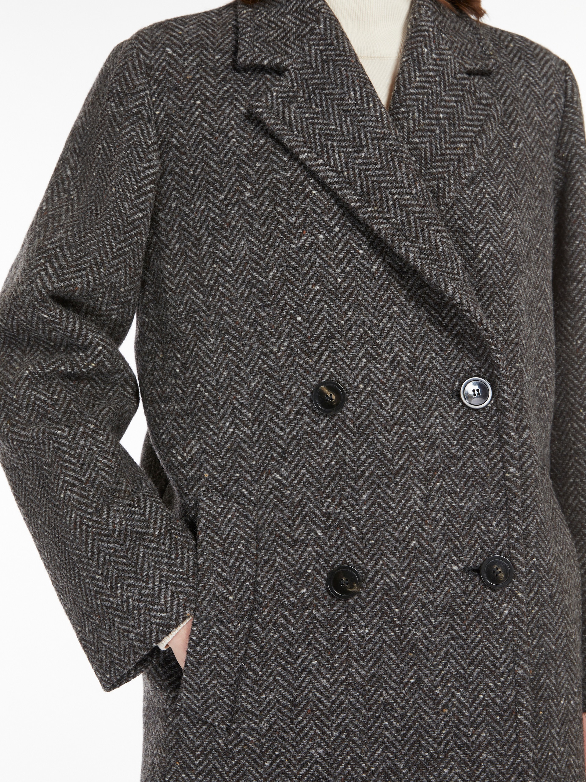 CORINTO Wool tweed coat - 5
