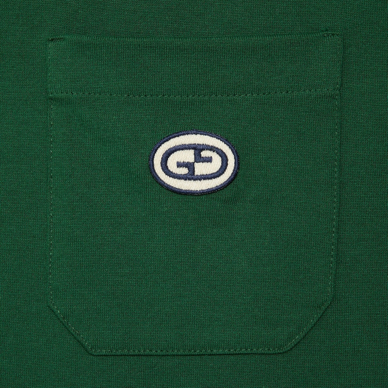 Cotton polo with Interlocking G 4