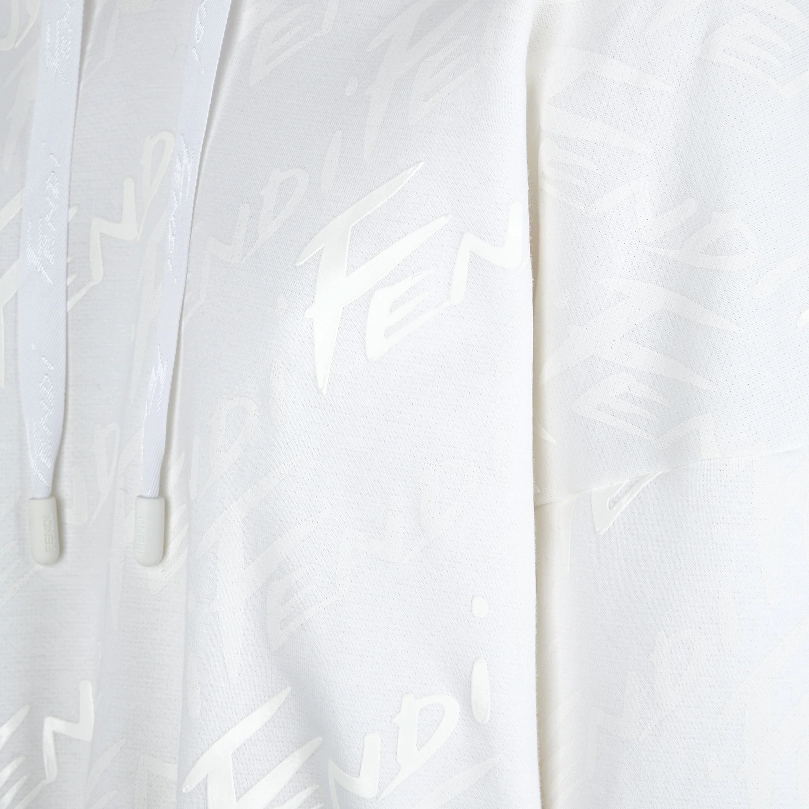 White jersey sweatshirt - 3