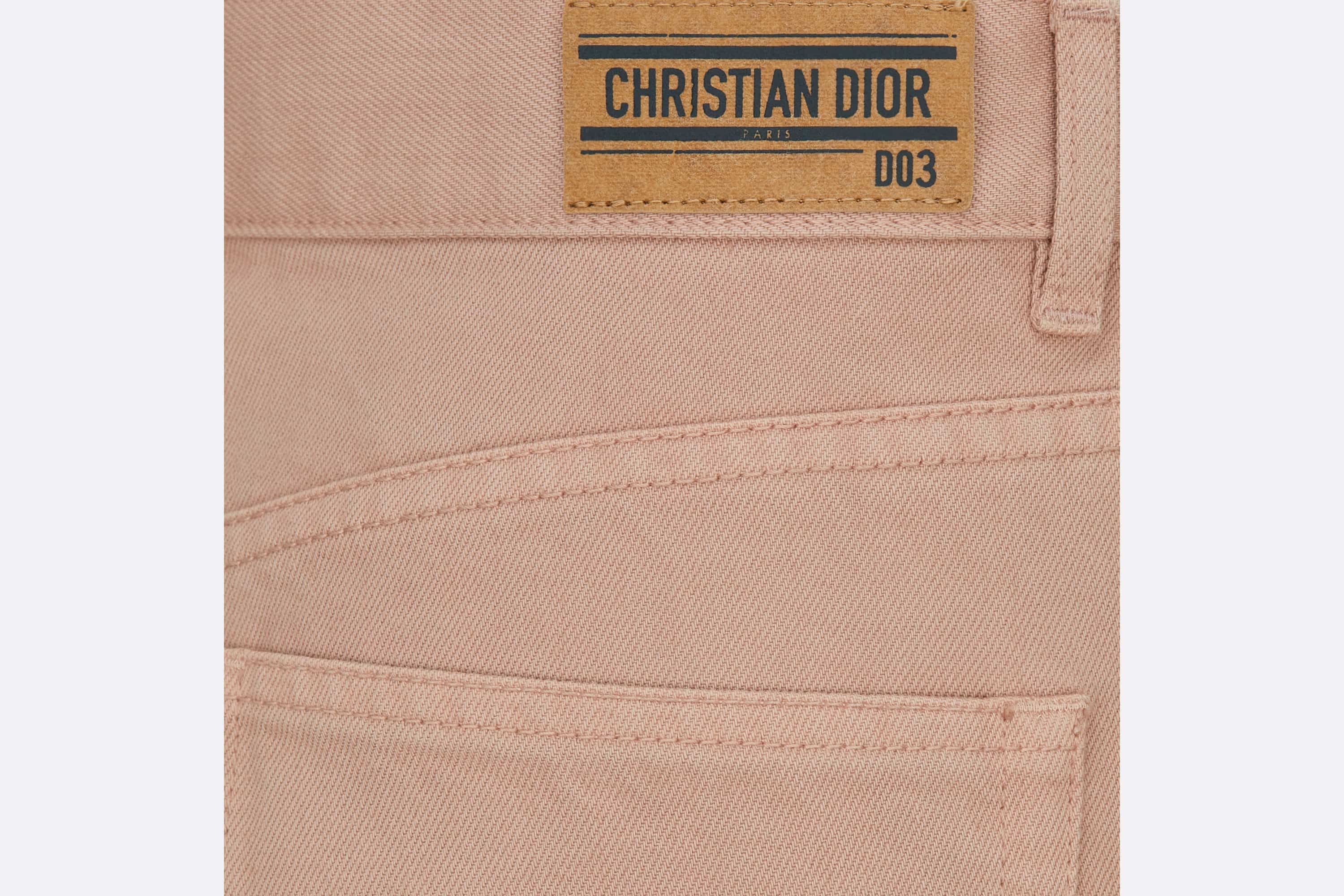 Dior 8 Straight Cropped Jeans, D03 - 3