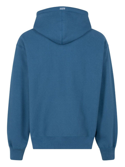 Supreme box logo cotton hoodie outlook
