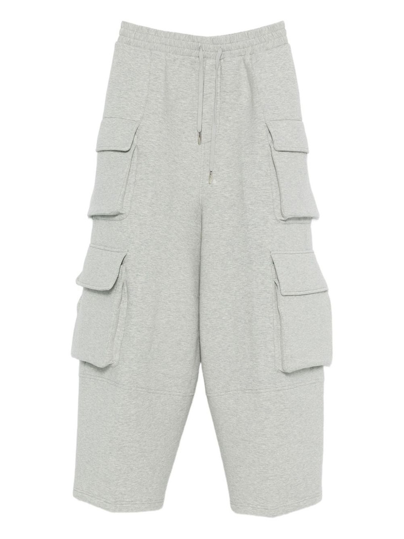 cargo-pocket drawstring trousers 1