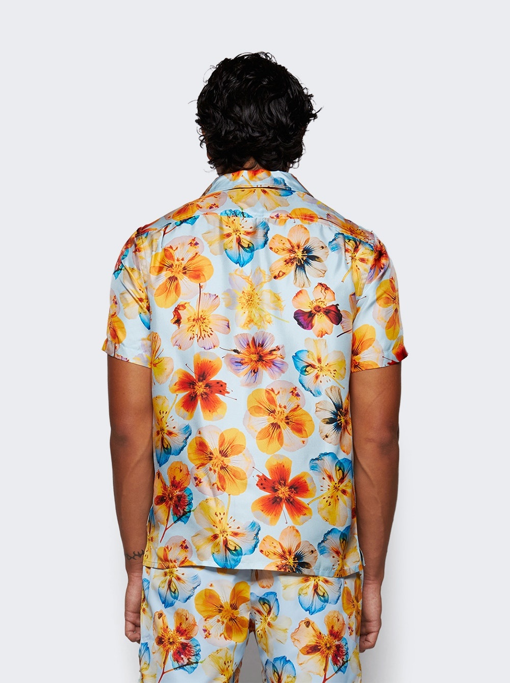 Hibbert Oshibana Shirt Springwater Blue - 5
