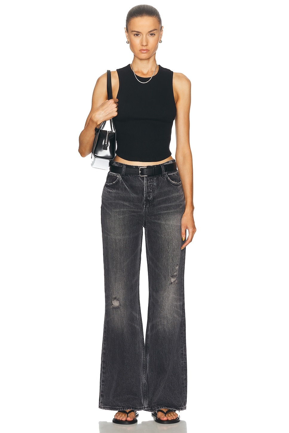 Jade Low Rise Relaxed Flare - 5