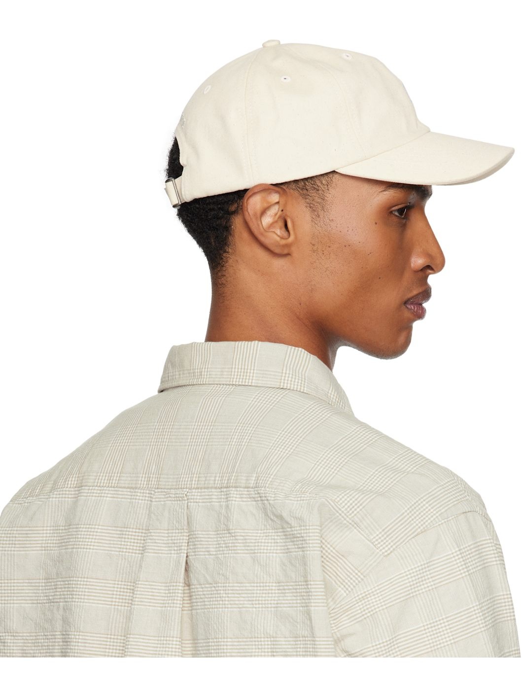 Beige Twill Sports Cap - 3