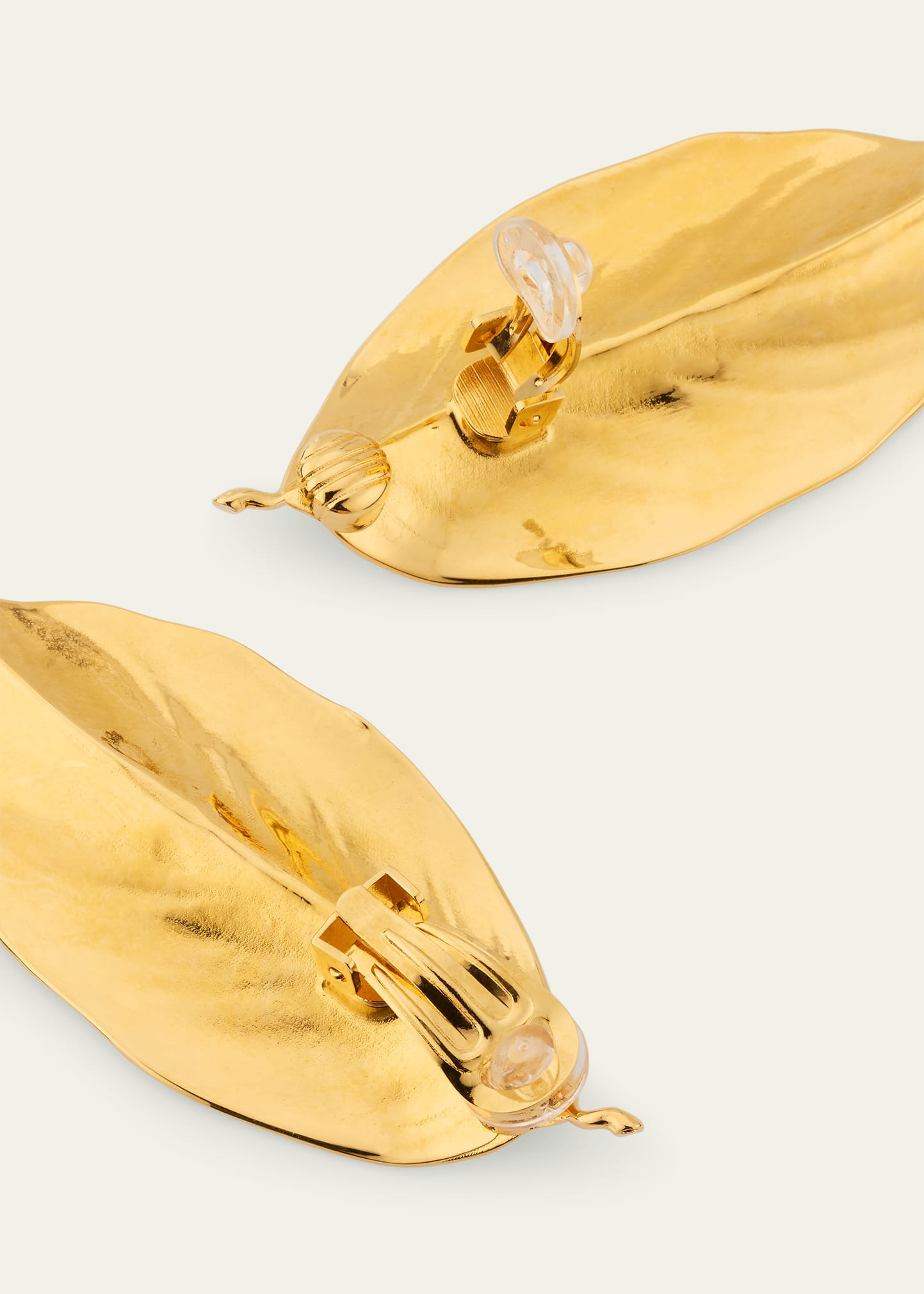 Large Leaf Statement Earrings - 4