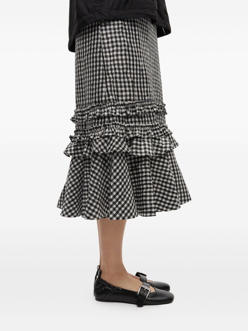 faux-leather ballet flats - 6