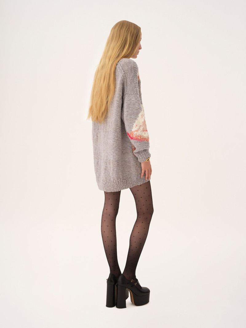 OVERSIZED LOGO SWEATER IN A WOOL KNIT 3