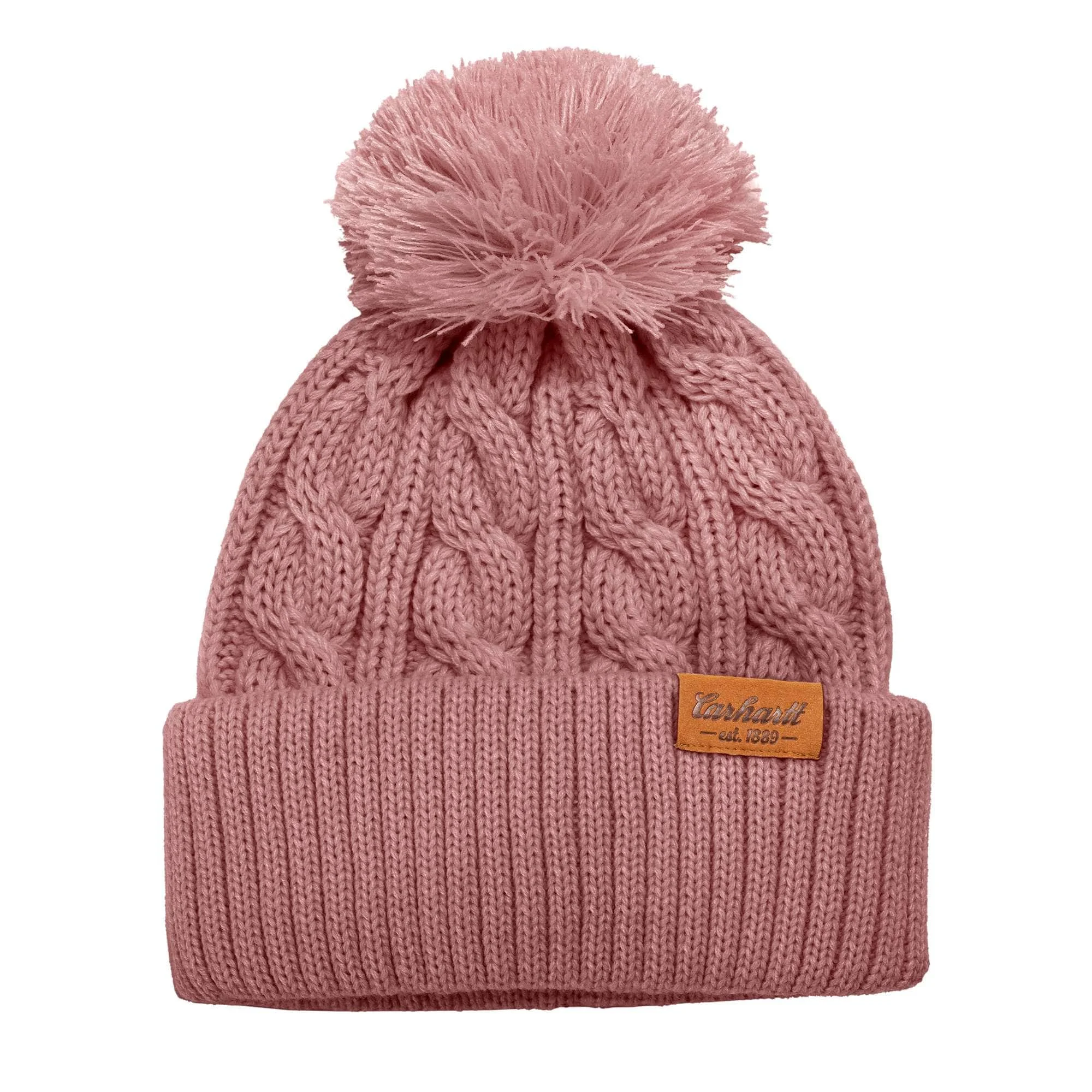 Women's Cable Knit Cuffed Beanie - 1
