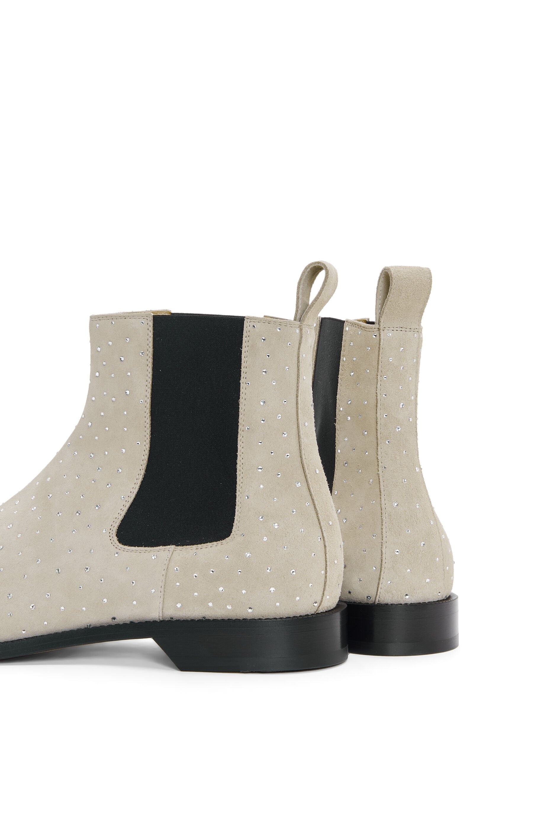 Campo Chelsea boot in suede calfskin and allover rhinestones - 5