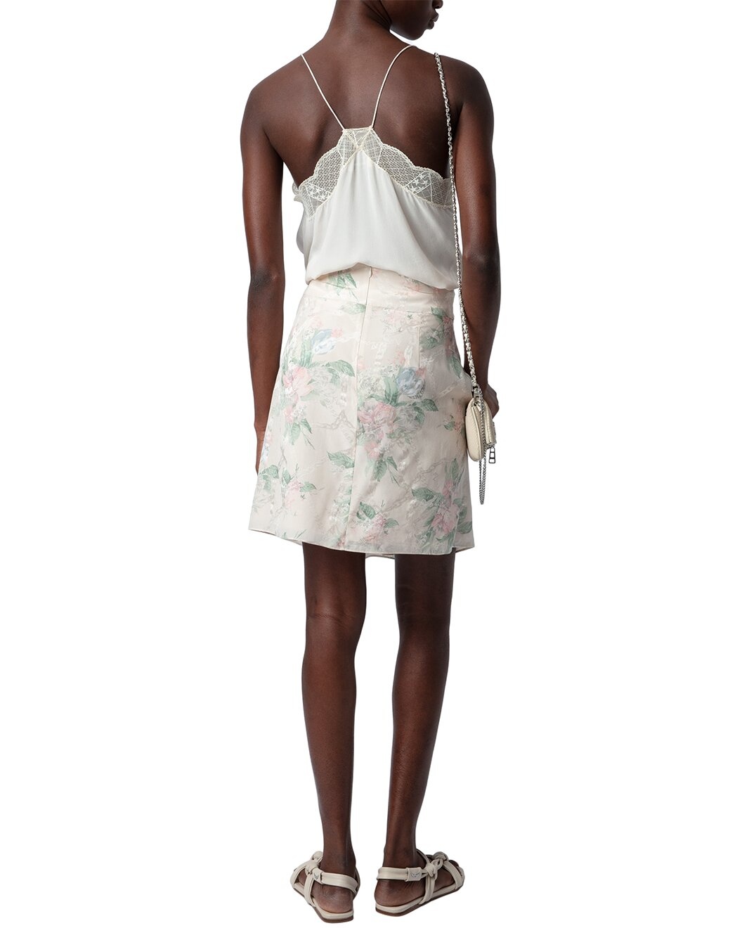 Zadig & Voltaire Joji Jac Chaines Faded Silk Skirt - 5