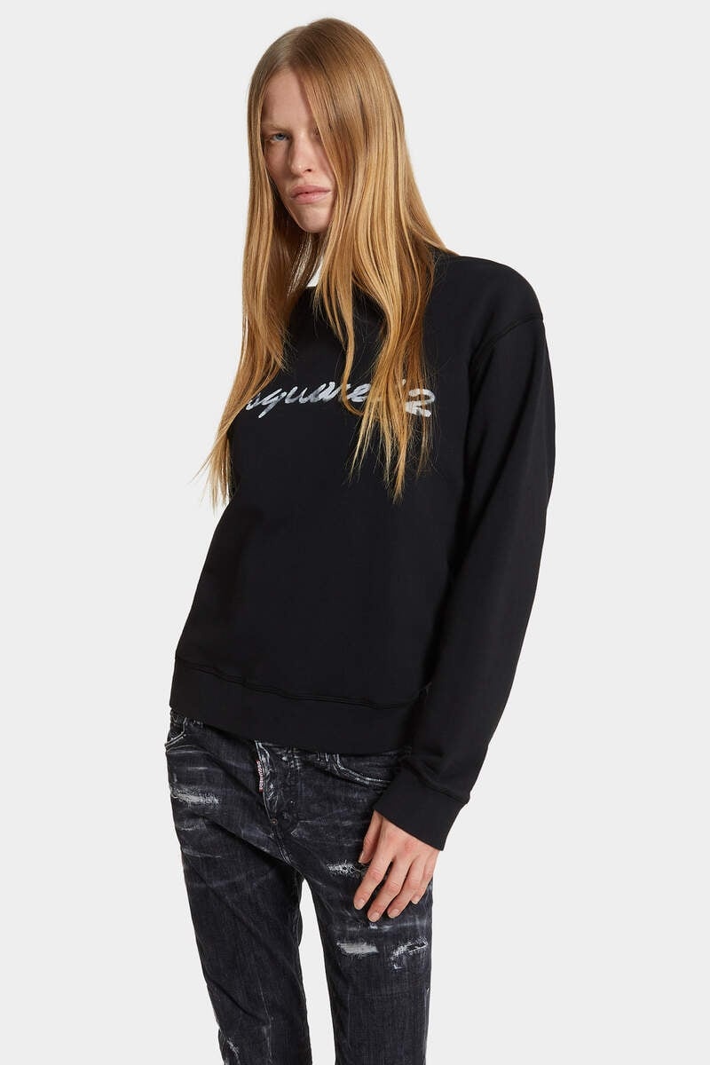 DYED JUST RIGHT FIT DOODLE SWEATSHIRT - 3