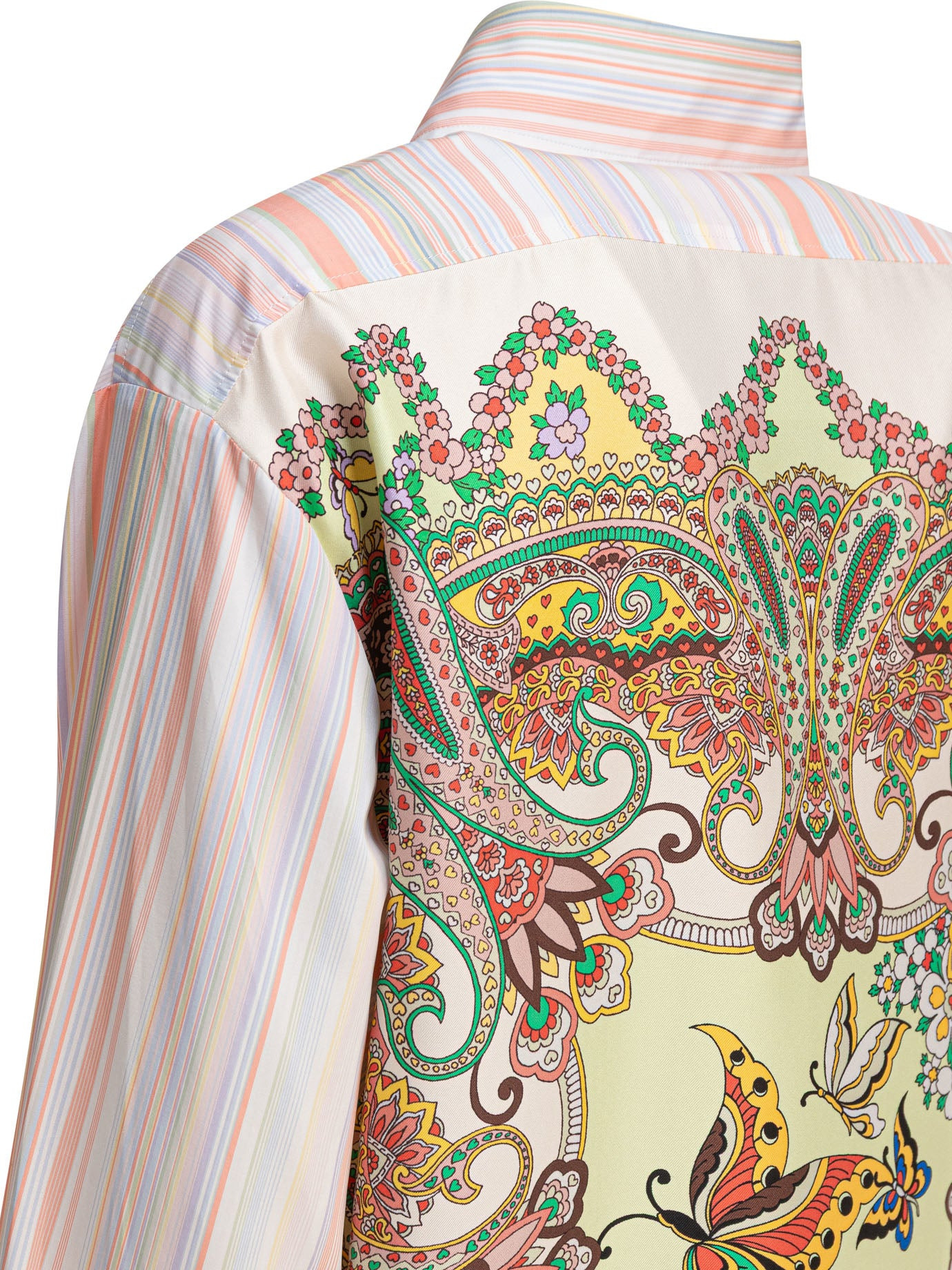 Etro Striped Shirt With Print On The Back - 4