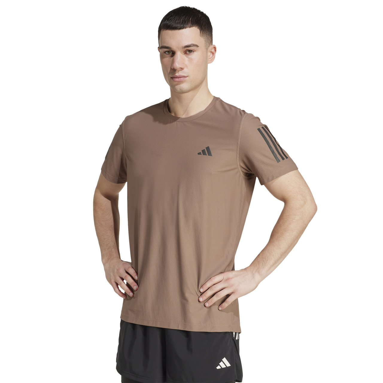 adidas Mens adidas Own The Run Short Sleeve T-Shirt - 1