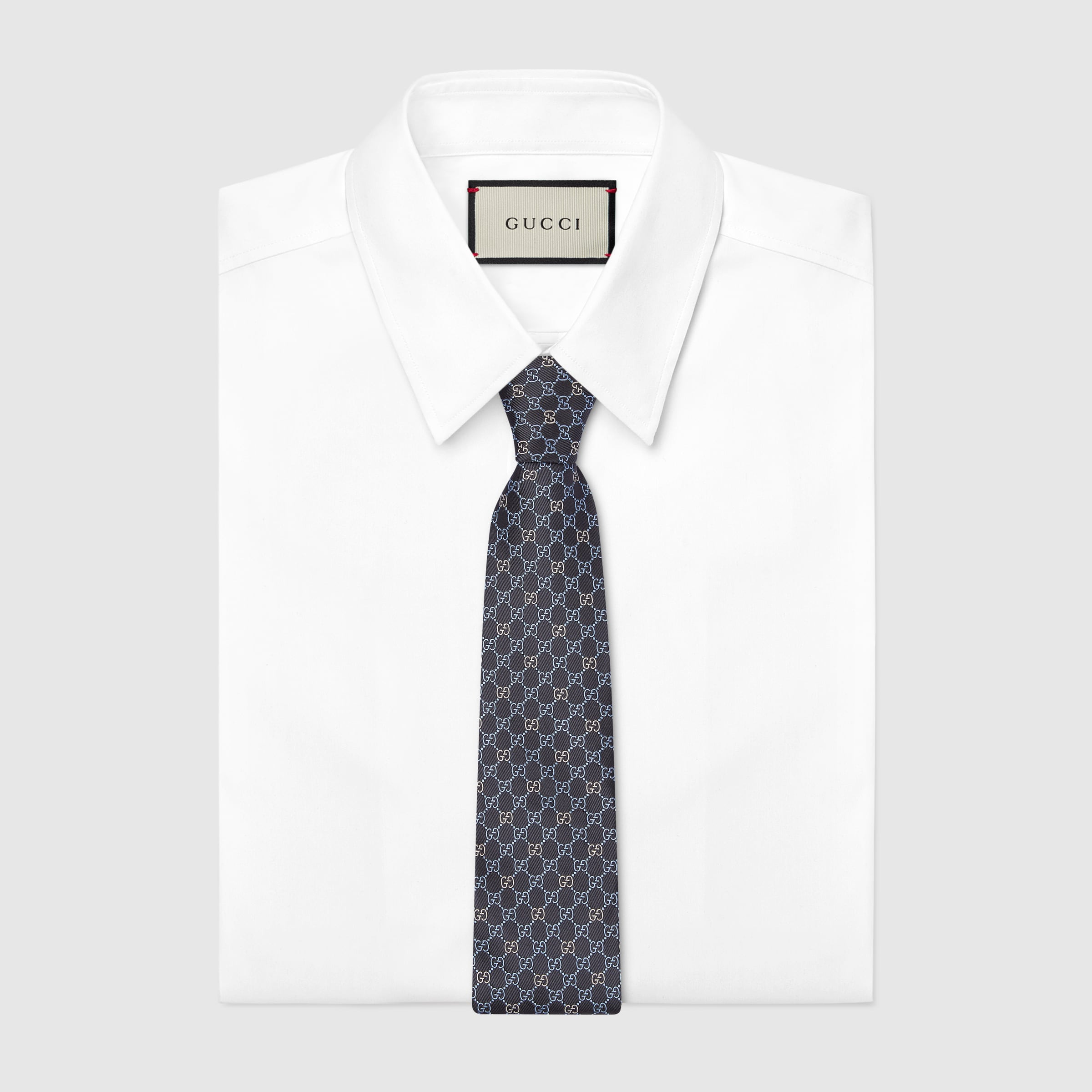 GG silk jacquard tie - 2
