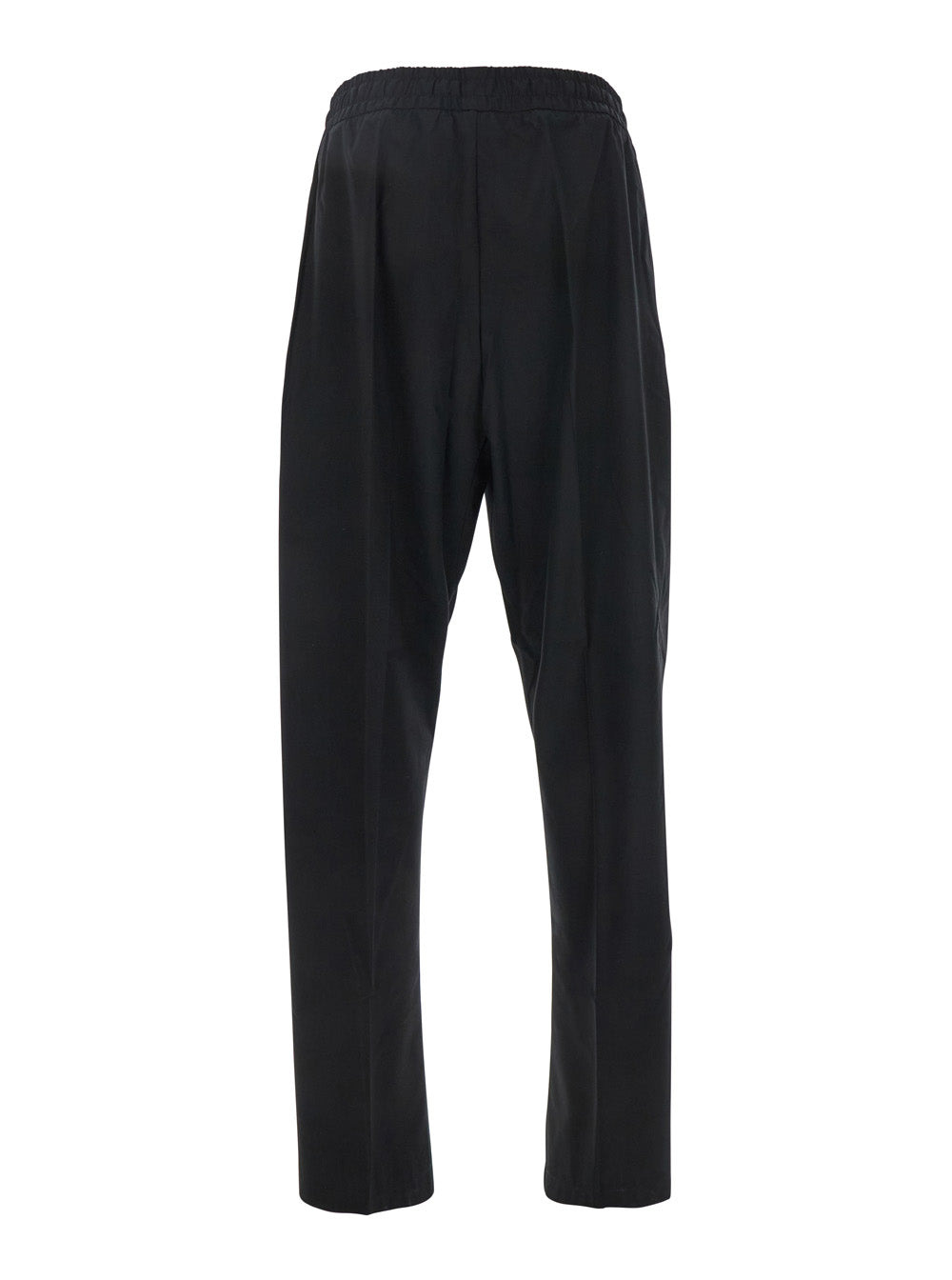 Fear Of God Men Black Pants With Front Knot Closure And Logo Patch In Cotton And Wool Blend Woman - 2