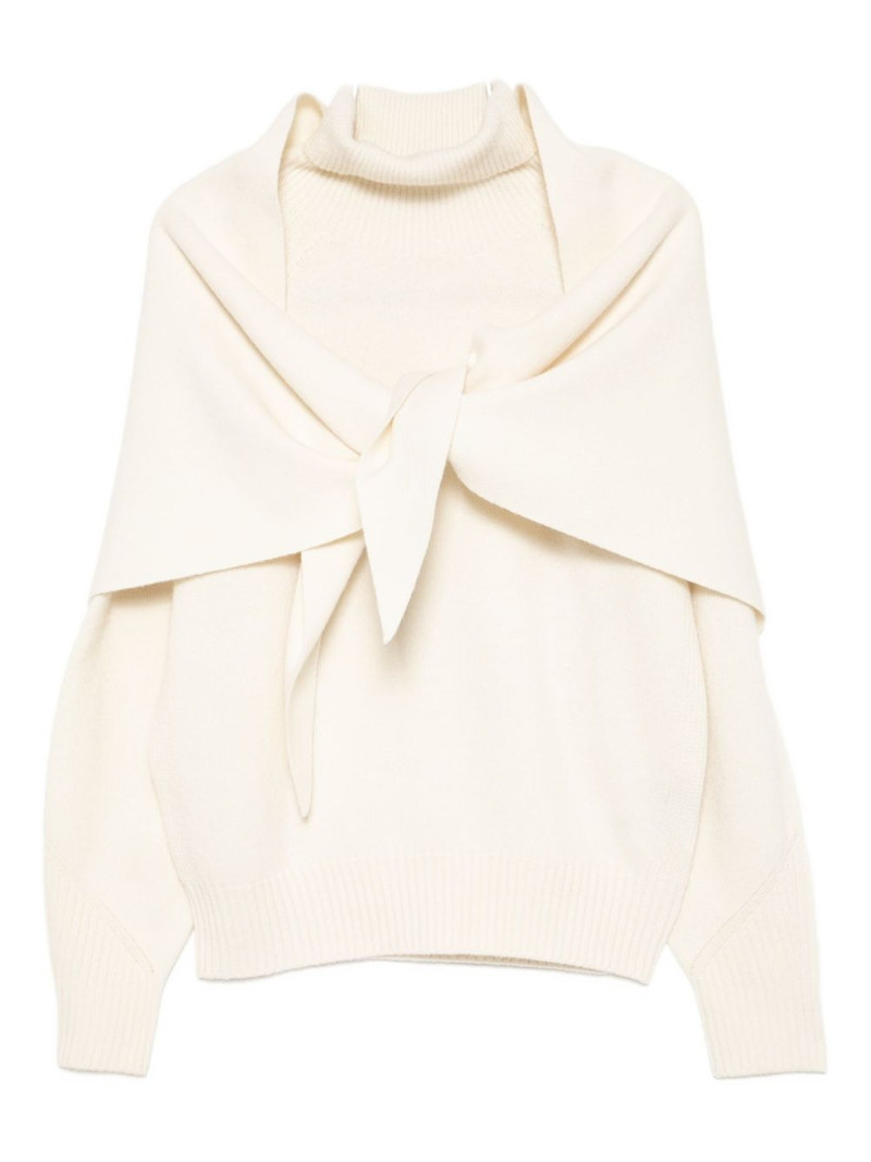 scarf knited jumper 1
