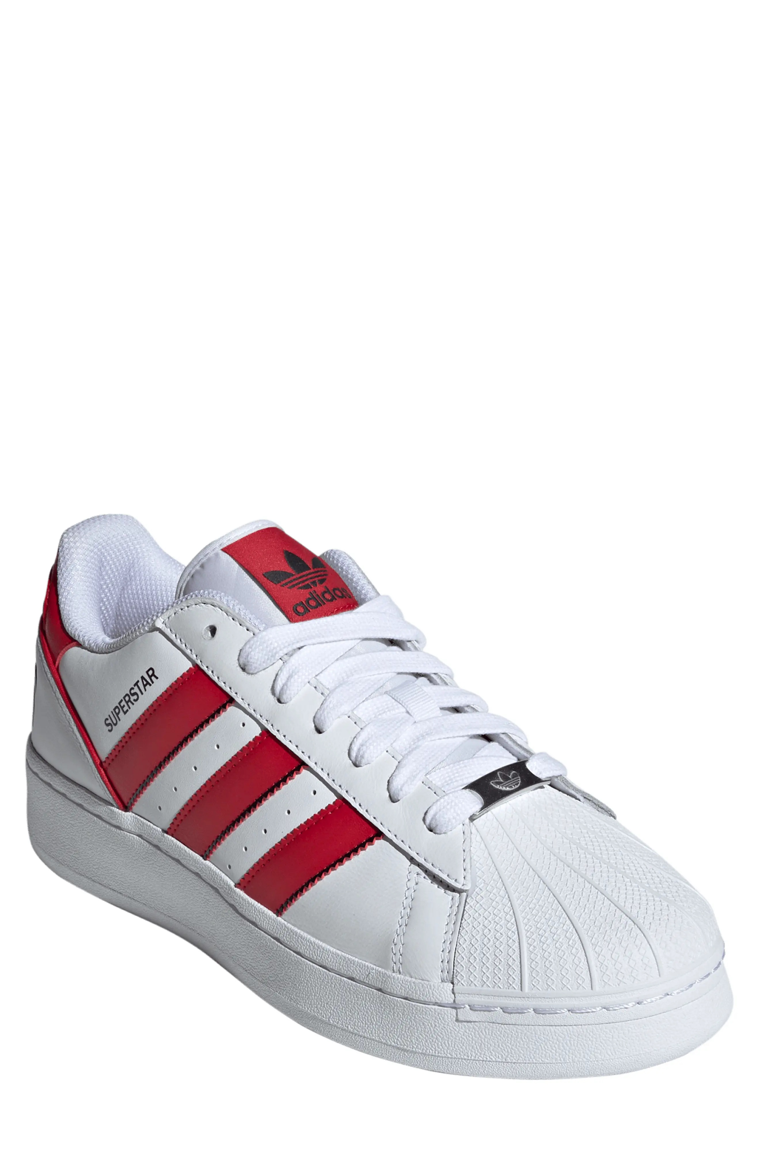 Superstar XLG Sneaker in White/Better Scarlet/Black - 1