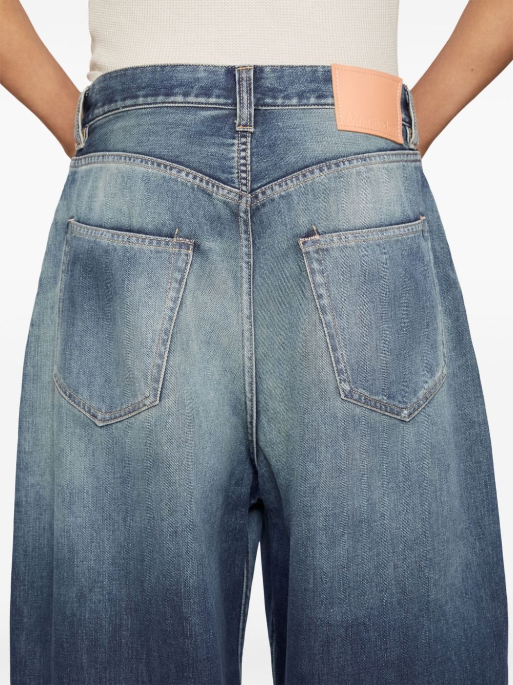 wide-leg jeans - 6