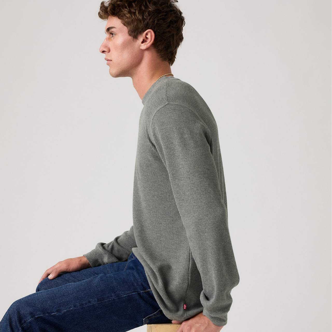 LONG SLEEVE STANDARD FIT THERMAL SHIRT - 5