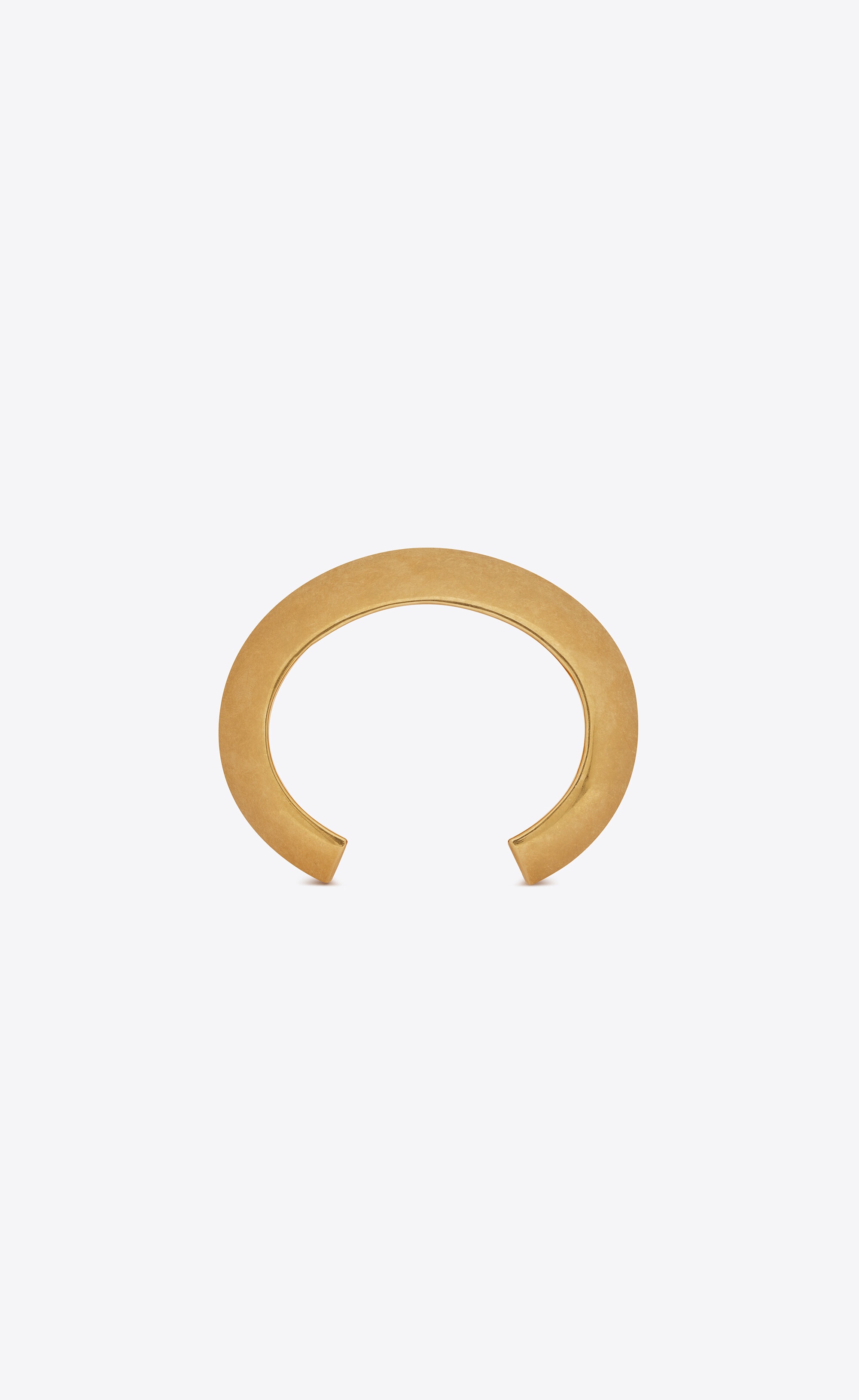rounded cuff bracelet in metal - 3