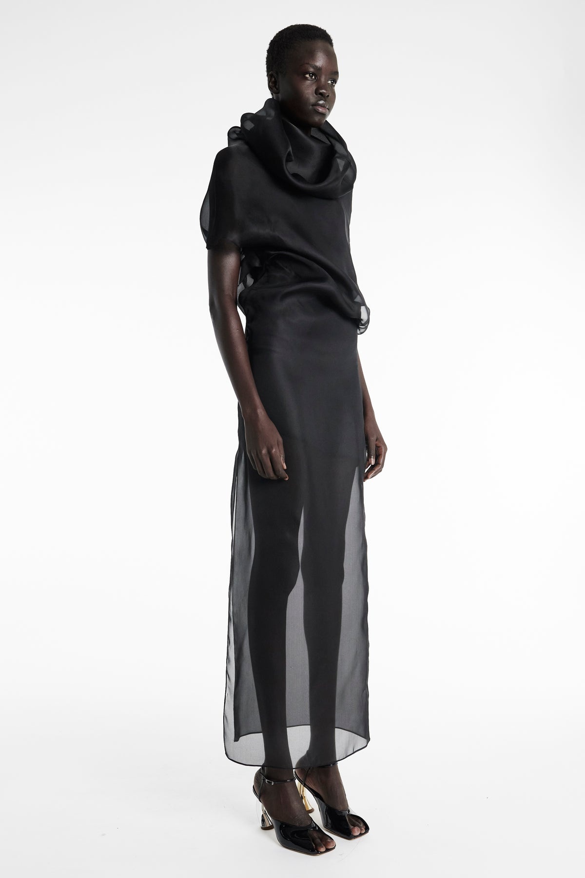 ORGANZA DRESS BLACK - 2