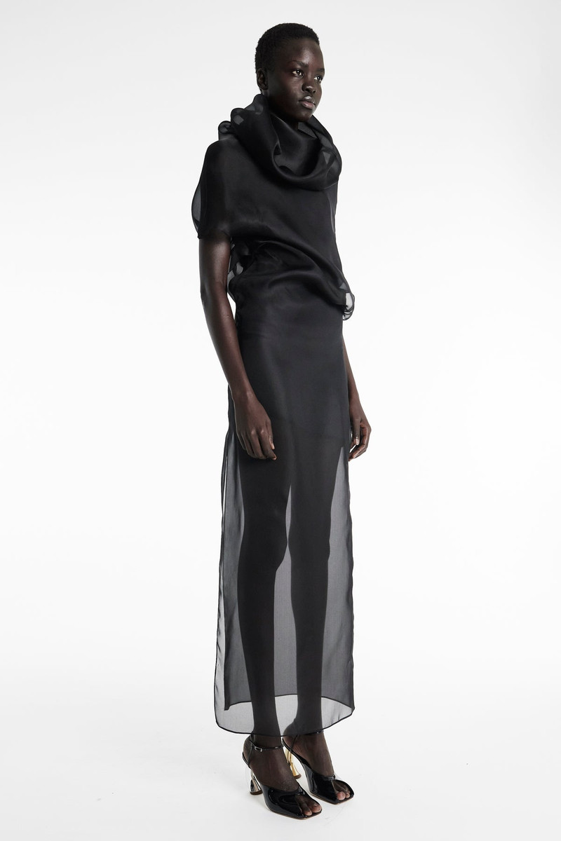 ORGANZA DRESS BLACK 2