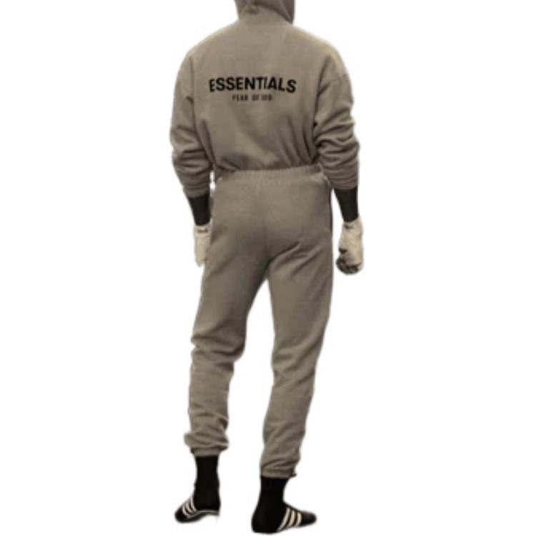 Fear of God Essentials FW22 Core Hoodie 'Light Oatmeal' FOG-FW22-251 - 4