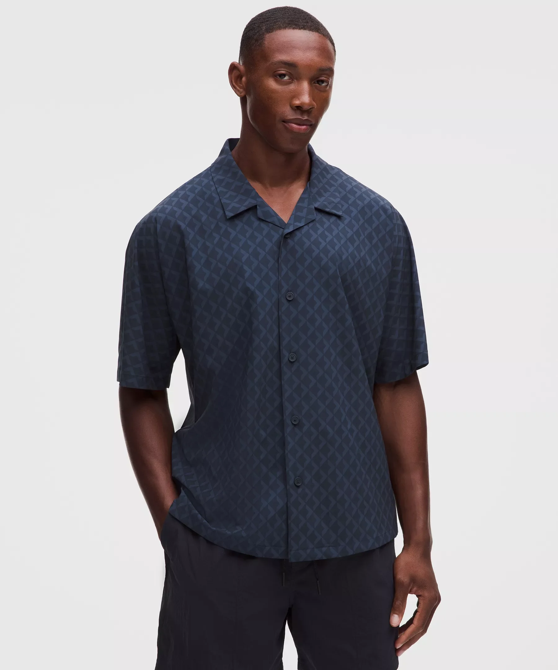Lightweight Camp-Collar Shirt - 1