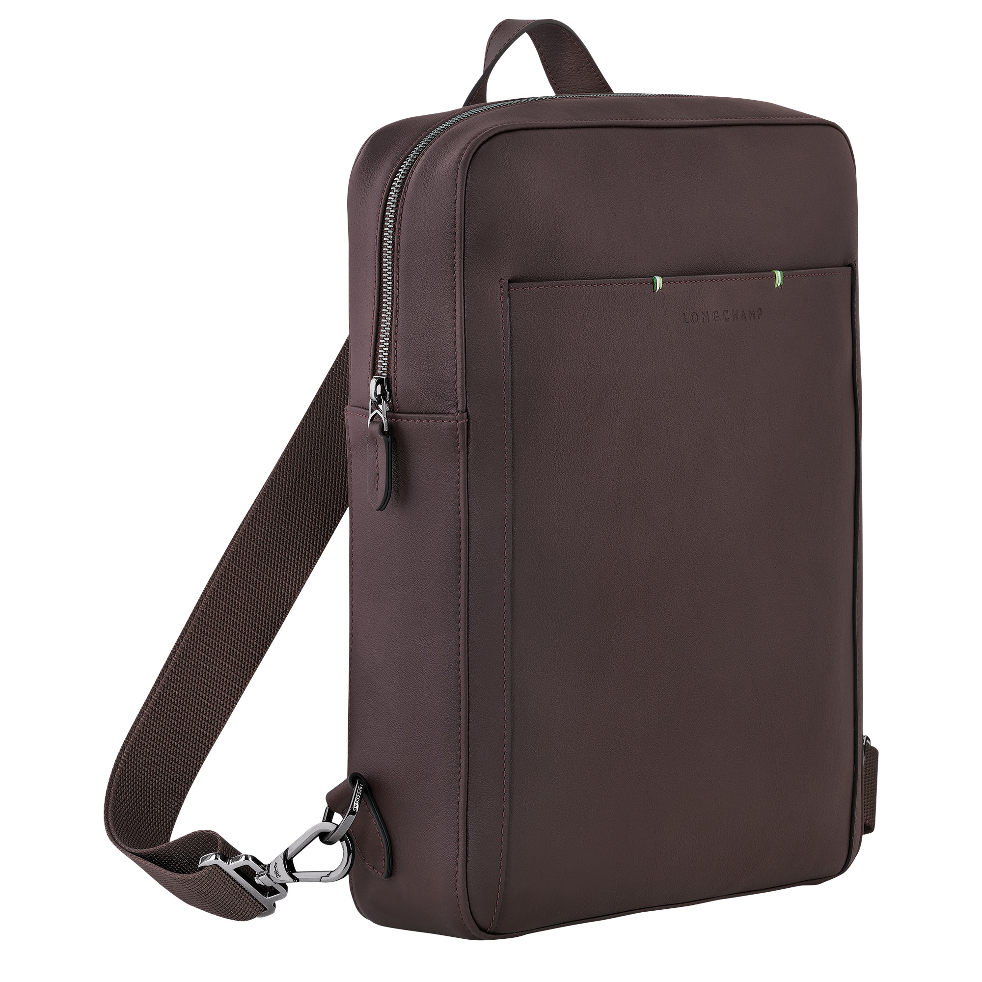 Longchamp sur Seine Backpack Mocha - Leather - 3