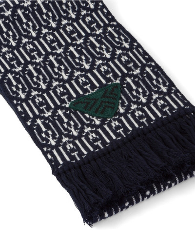 Prada Wool and cashmere jacquard scarf outlook