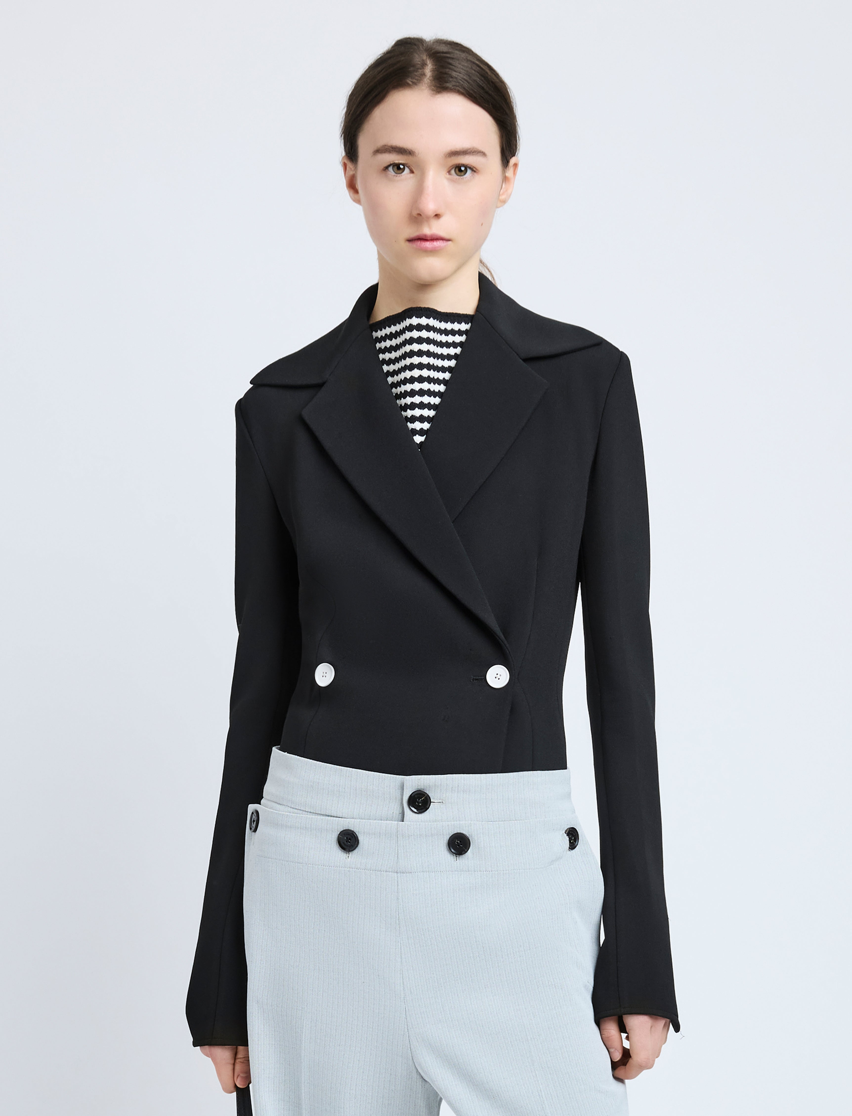 Marine Jacket in Bi-Stretch Suiting - 2