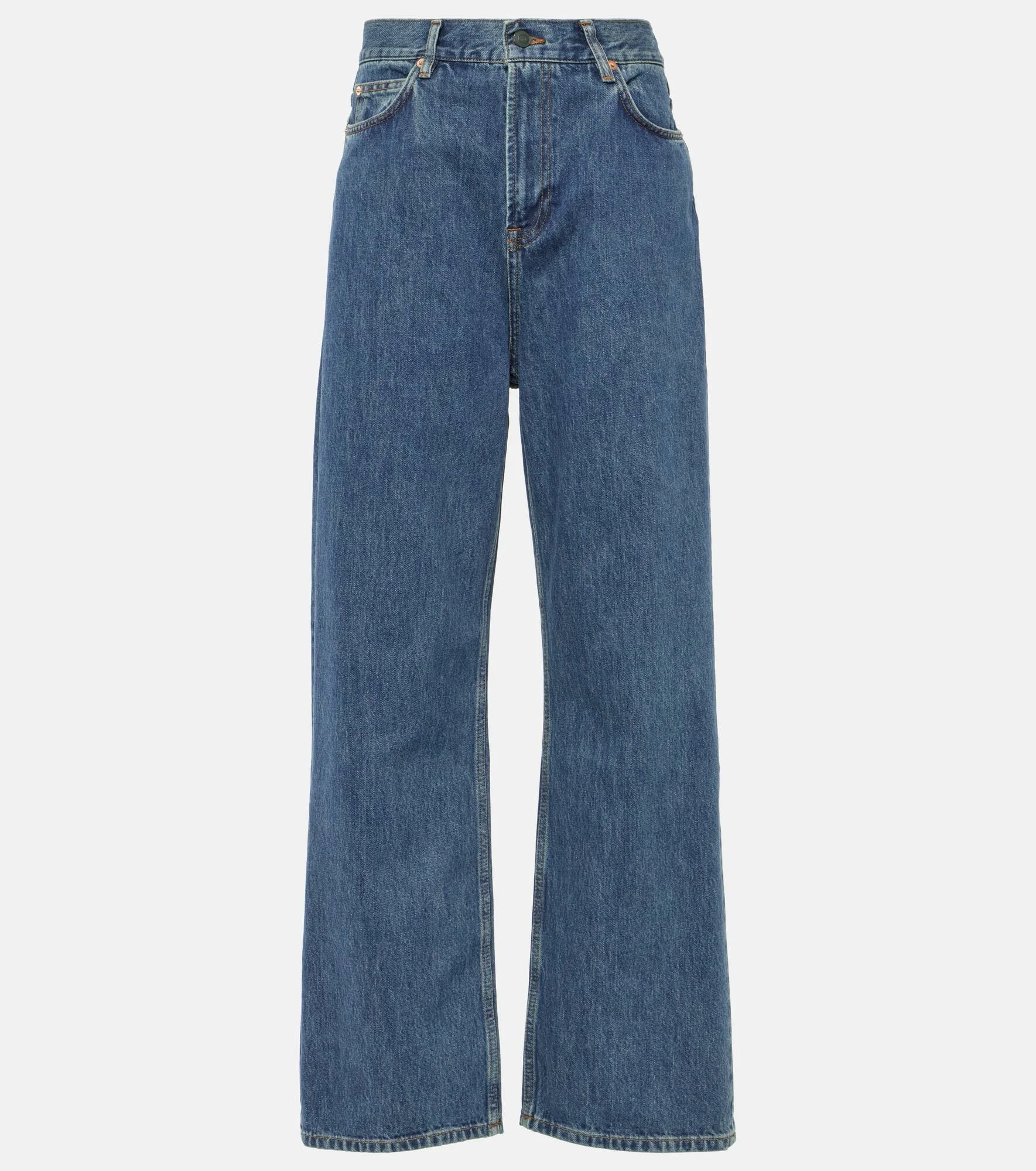 High-rise straight jeans - 1