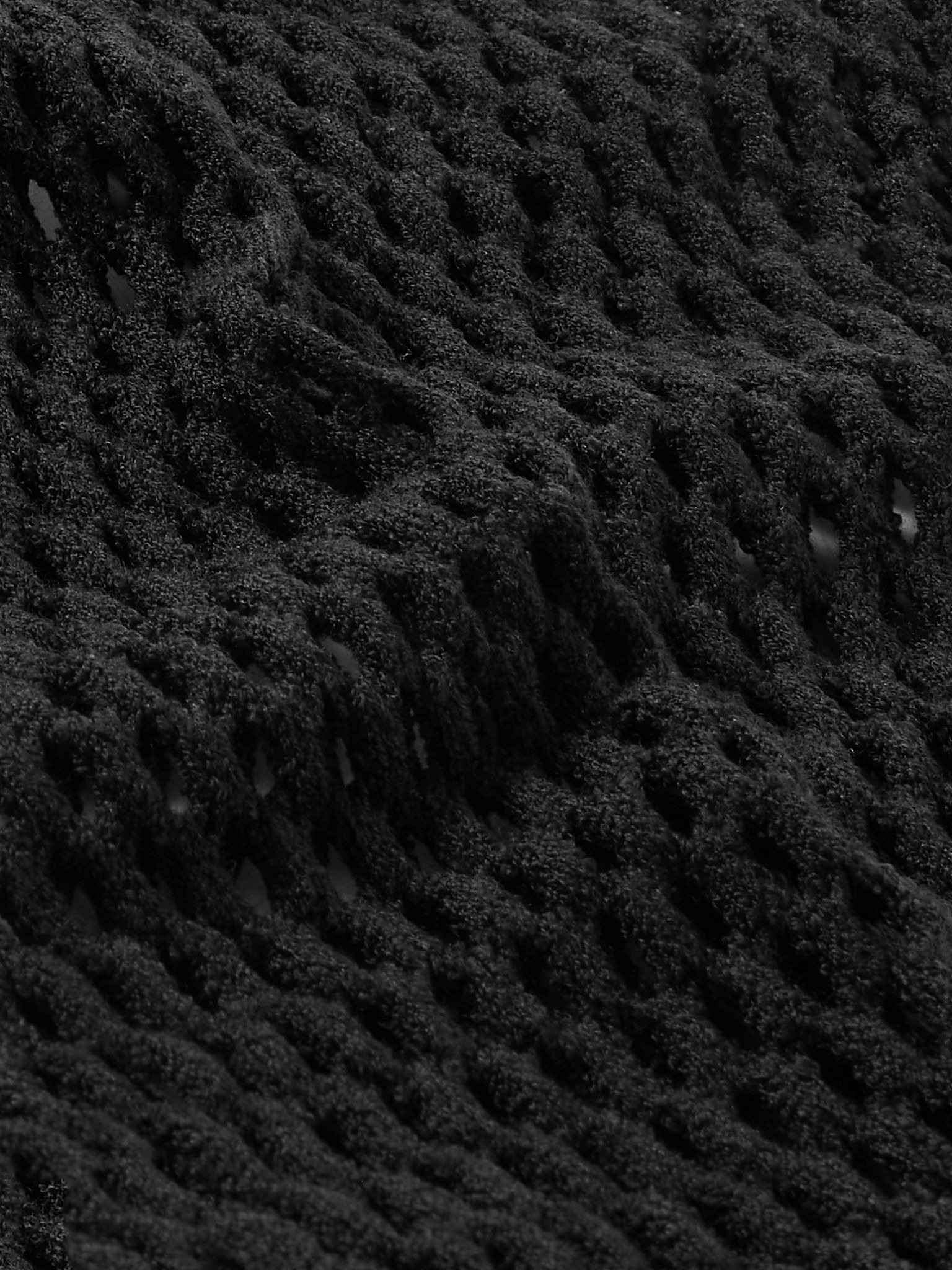 + RHW wool-blend fishnet tights Black - 4