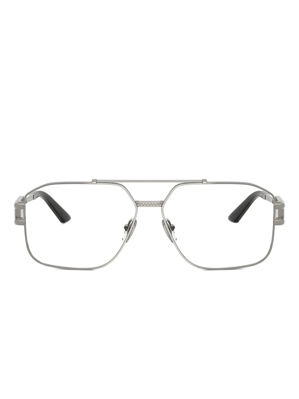 metal-frame pilot-frame glasses - 1