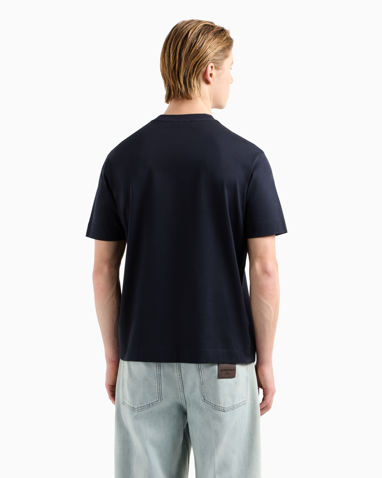 JERSEY T-SHIRT WITH JACQUARD LOGO - 3
