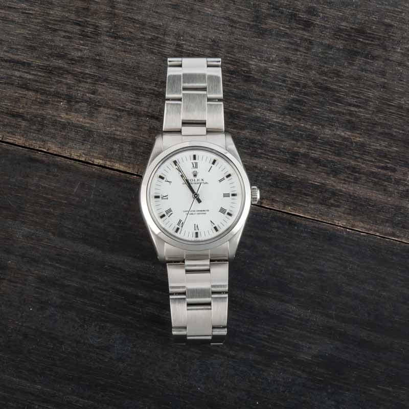 Pre-Owned Rolex Oyster Perpetual Ref 1002 White Dial - 6