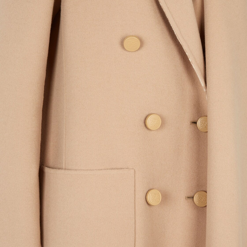 Beige wool coat 3