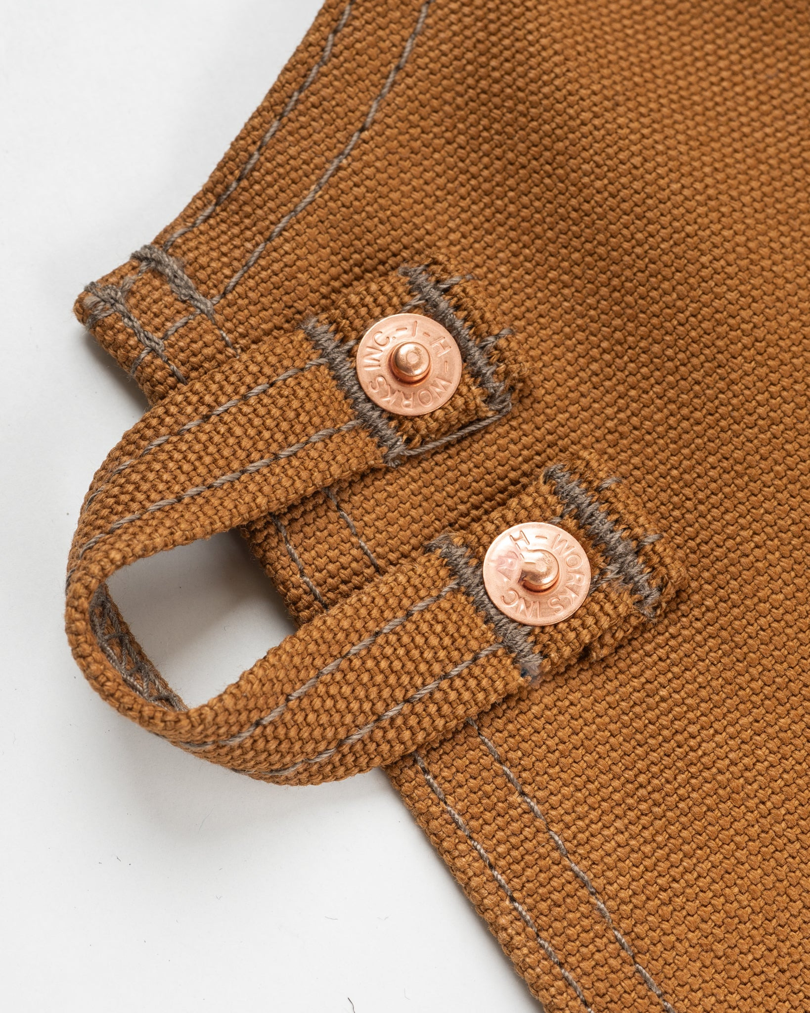 IHG-057-BRN 17oz Cotton Duck Apron - Brown - 10