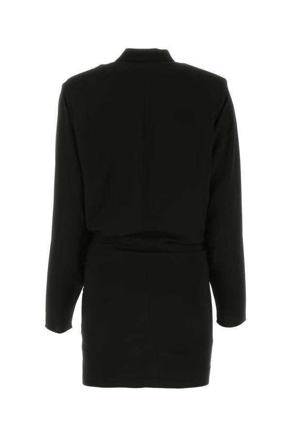 ワンピース Isabel Marant Black crepe Lazeli mini dress Isabel Marant Isabel Marant Woman Black Crepe Lazeli Mini