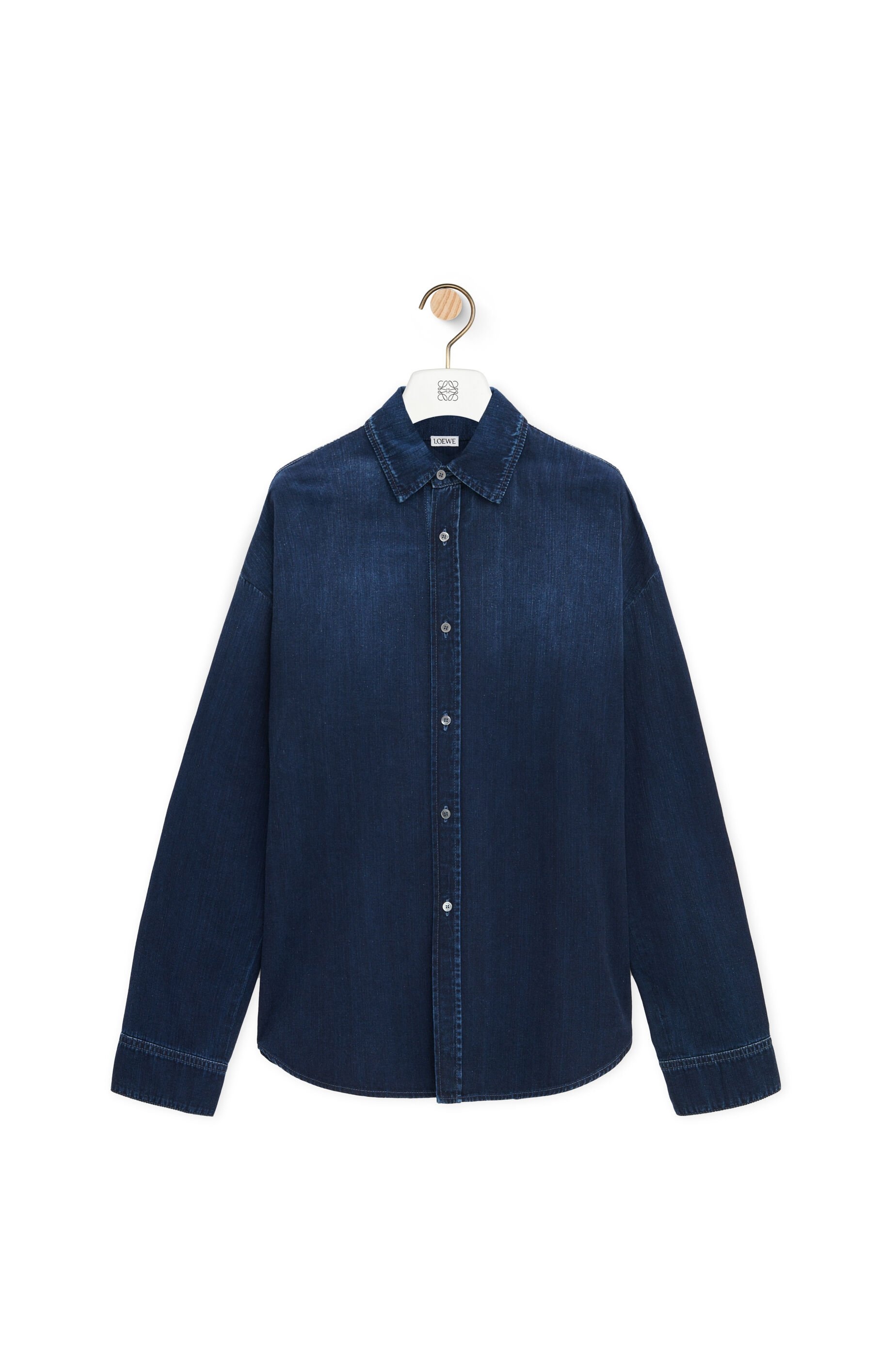 Anagram overshirt in denim - 1