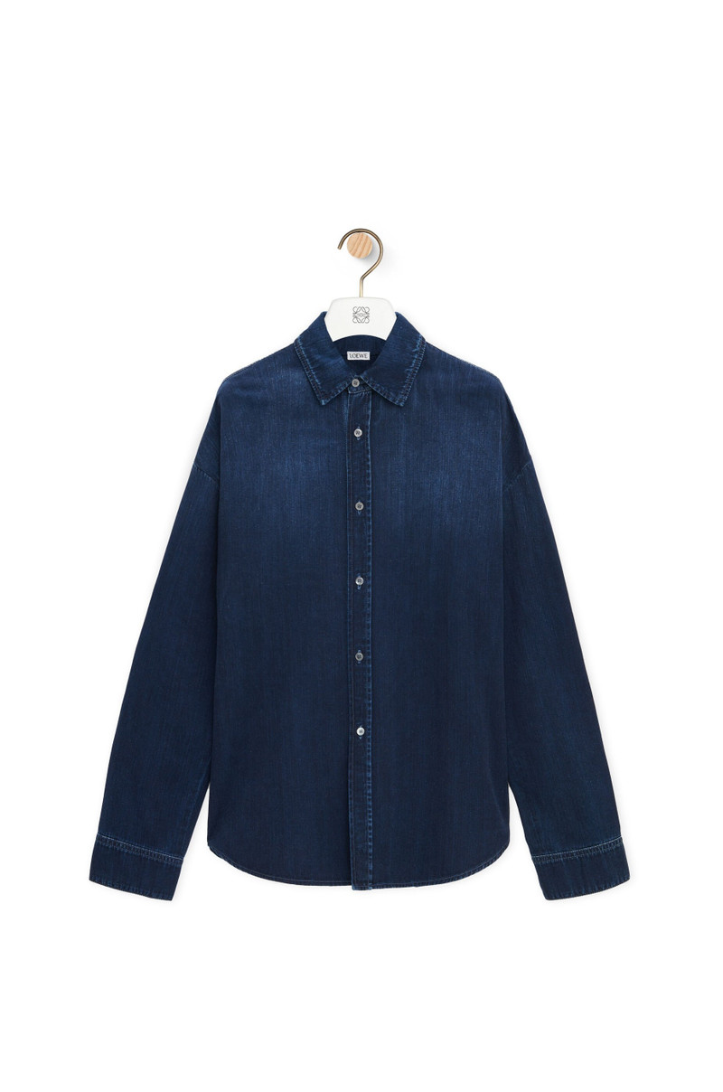 Anagram overshirt in denim 1