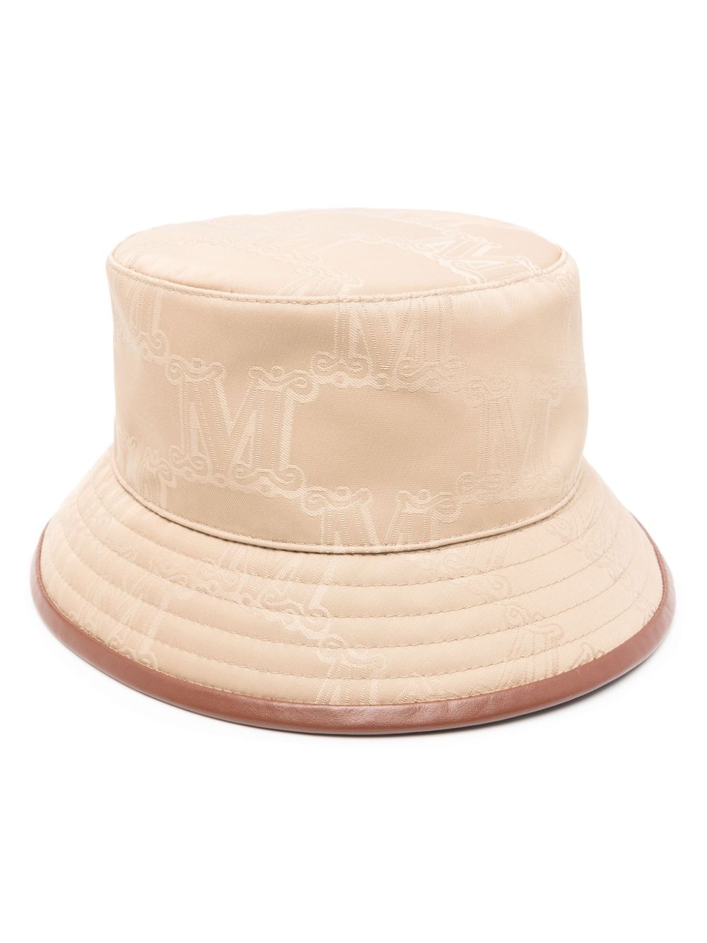Tessa logo-jacquard bucket hat - 1