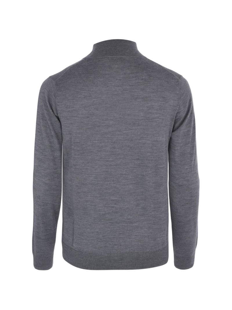 CORNELIANI melange knit shirt outlook