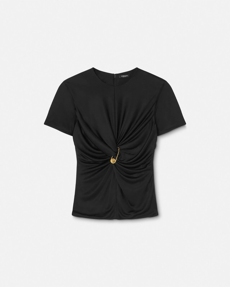 Safety Pin Gathered Top - 1