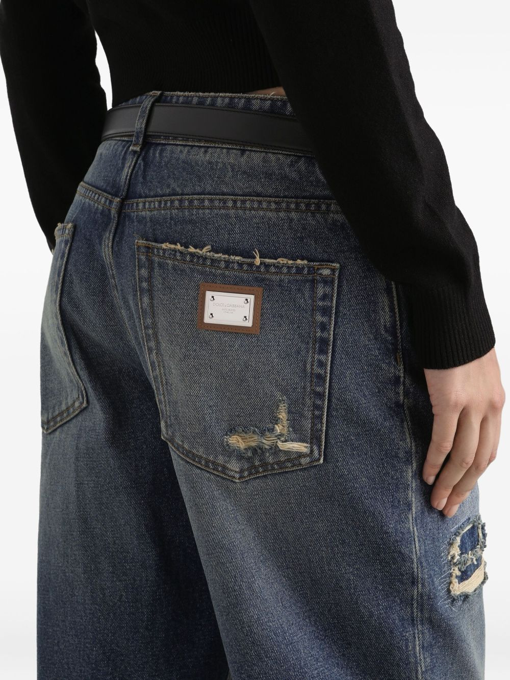 distressed jeans - 4