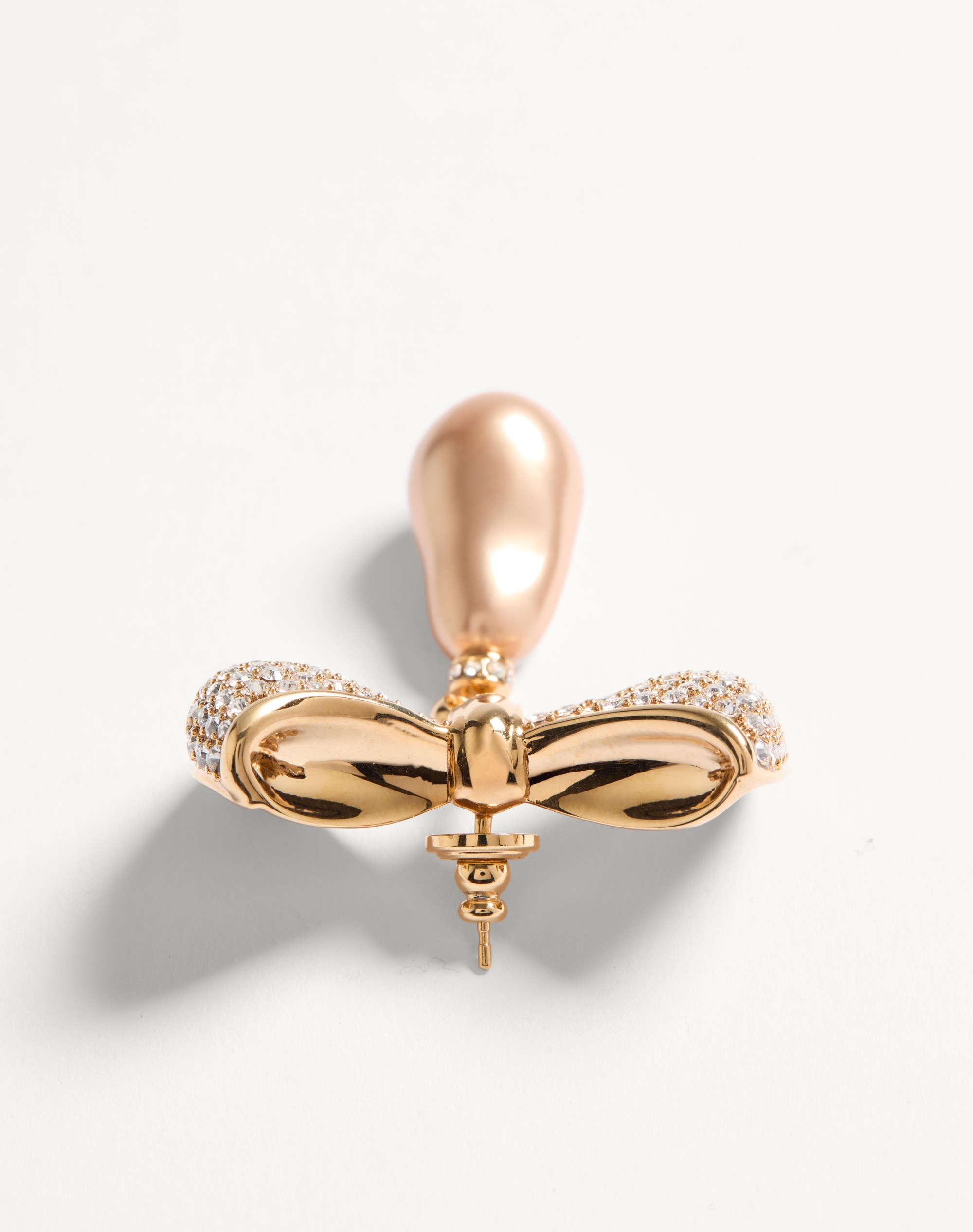 SAN FIN METAL EARRINGS WITH SWAROVSKI® CRYSTALS AND PEARLS - 5