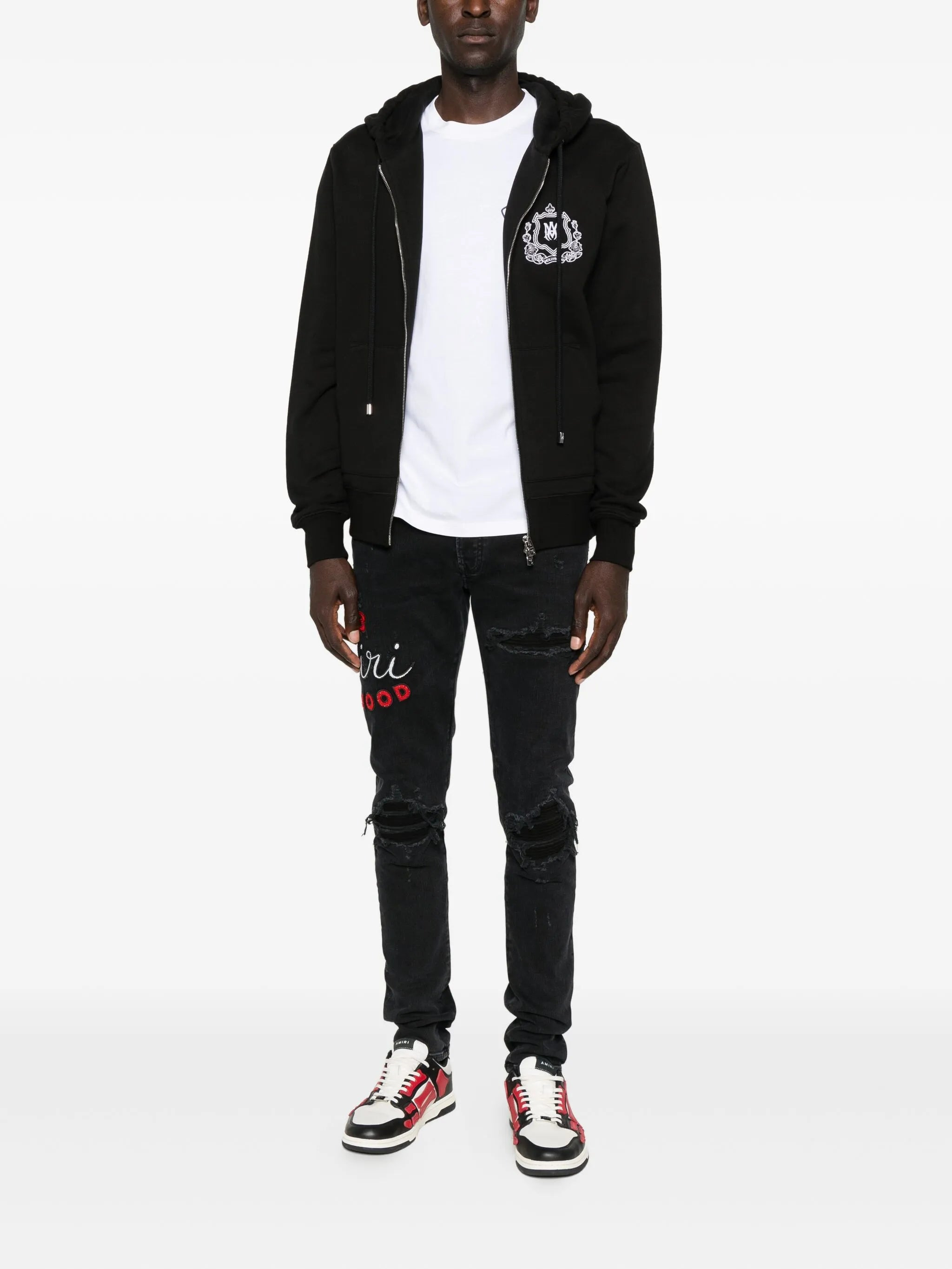 MA Crest zip-up hoodie - 2