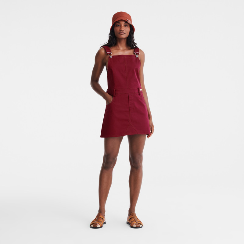 Longchamp Dress Beetroot - Gabardine outlook