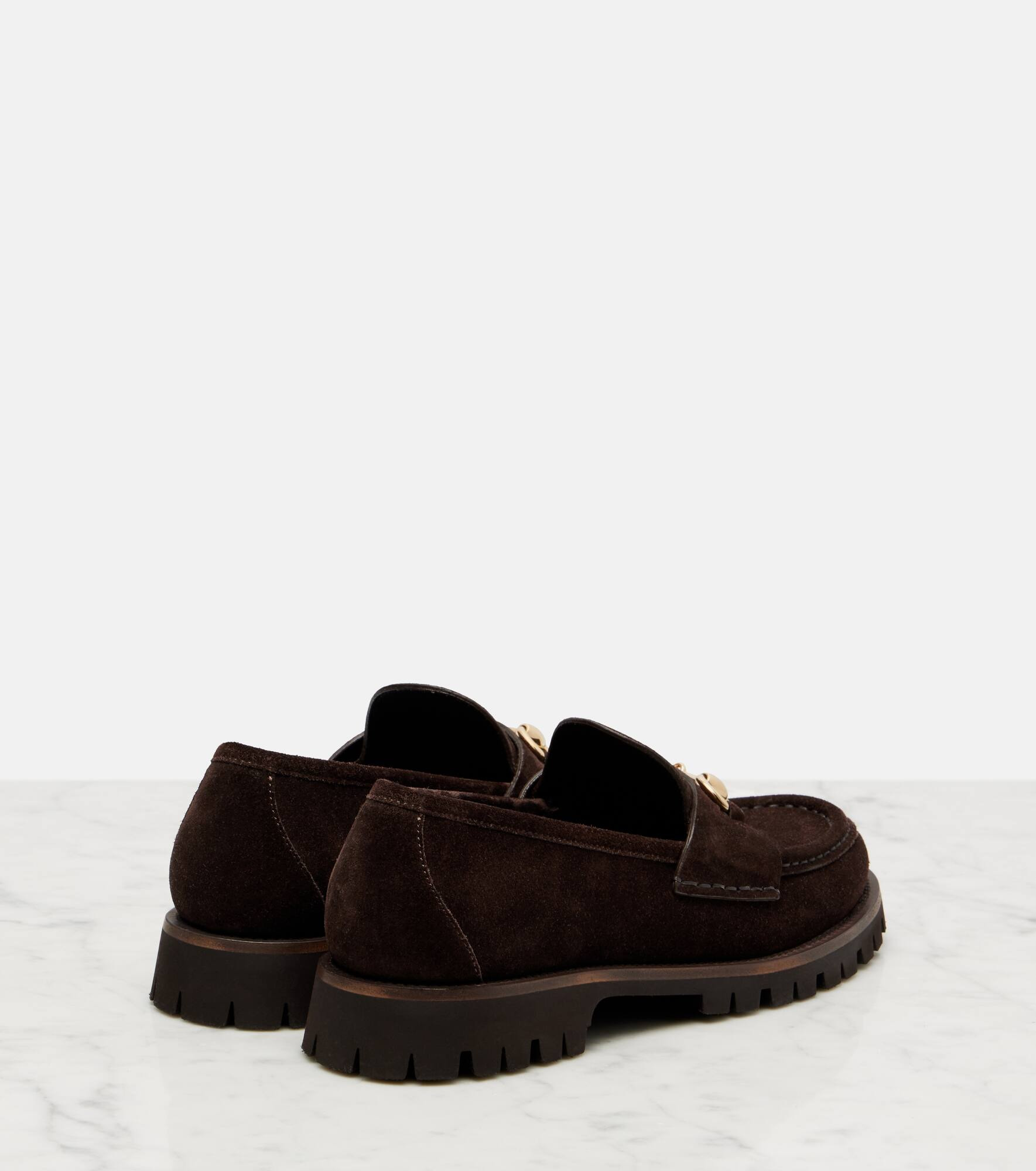 Sylke Horsebit suede loafers - 2